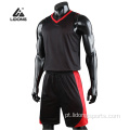 A camisa de basquete masculina sublimada personalizada define uniformes